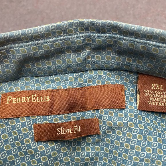 Perry Ellis 2XL Slim Fit shirt - Picture 2 of 6